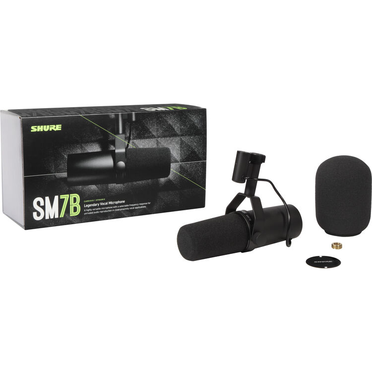 Microfono Podcast Shure SM7B Micrófono Dinámico Cardioide