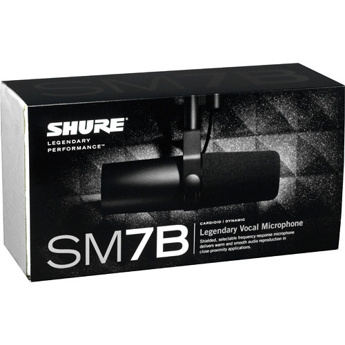 Microfono Podcast Shure SM7B Micrófono Dinámico Cardioide