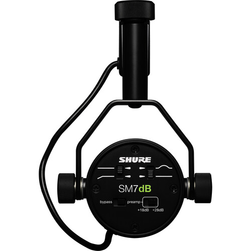 Micrófono vocal dinámico Podcast Shure SM7dB con preamp