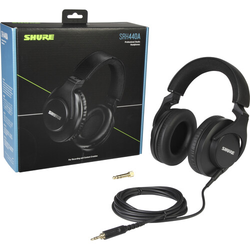 Audifonos Profesionales Shure SRH440A Monitoreo grabacion