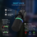 Microfonos Dinamico Feelworld PM1-AS XLR USB Paral Jirafa