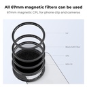 Adaptador FIltros Magneticos para Telefonos K&f Concept 67mm
