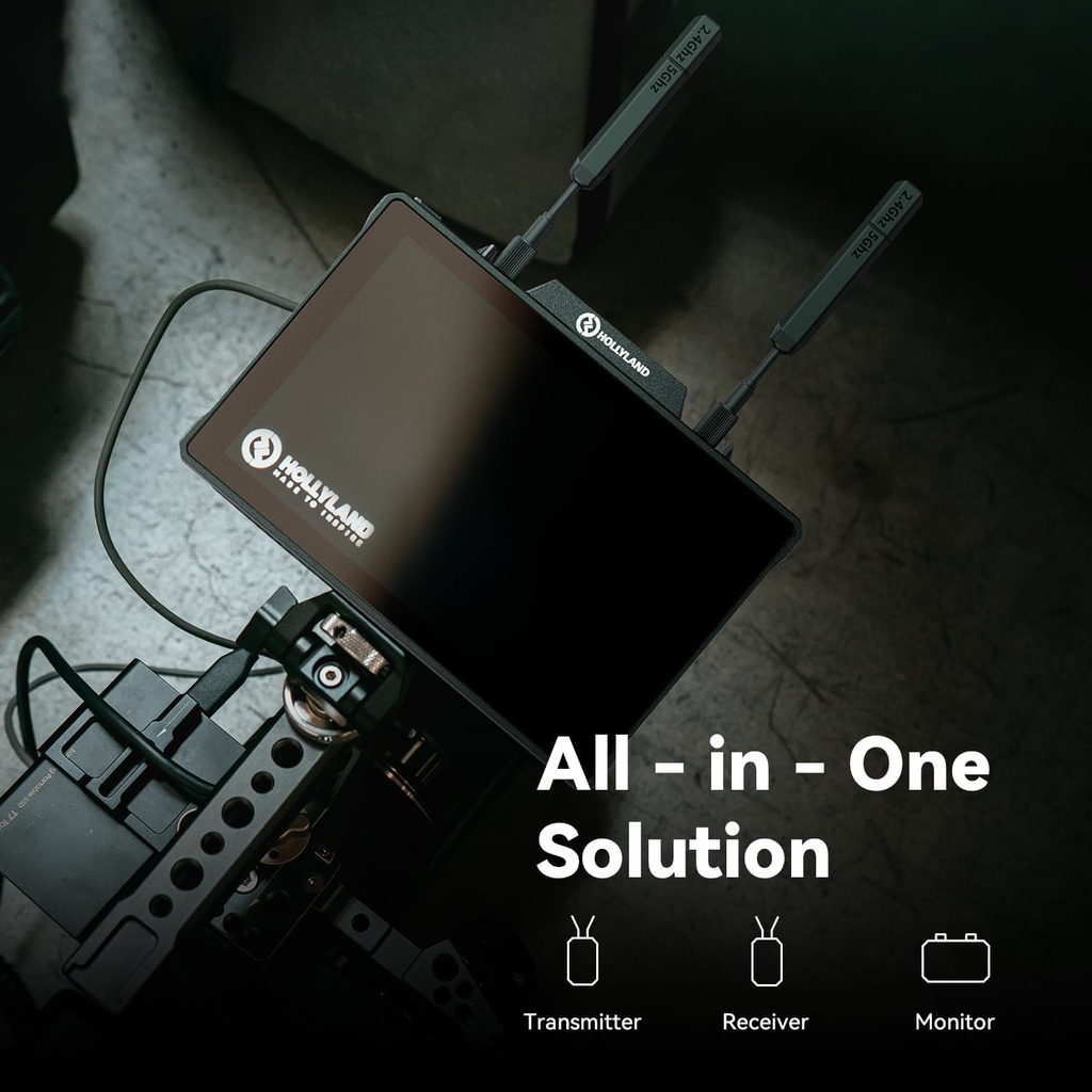 Monitor Transmisor Receptor Hollyland Pyro 7