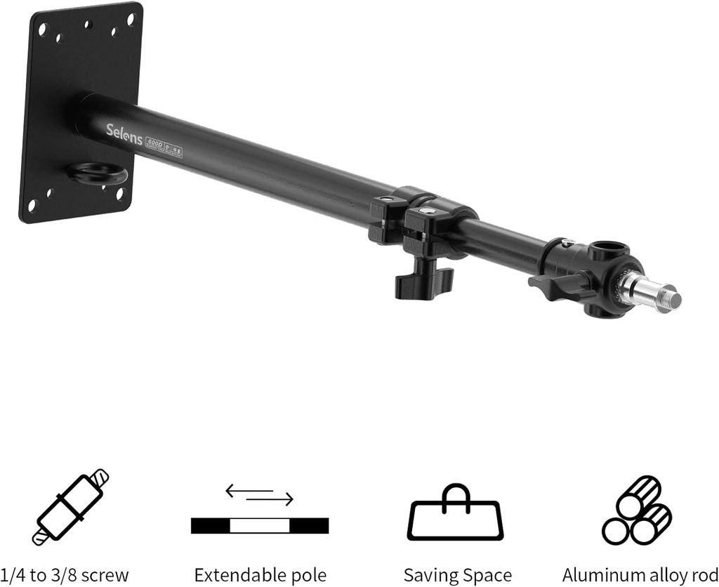 BASE TECHO SELENS 55 CM PARA LUCES CAMARAS