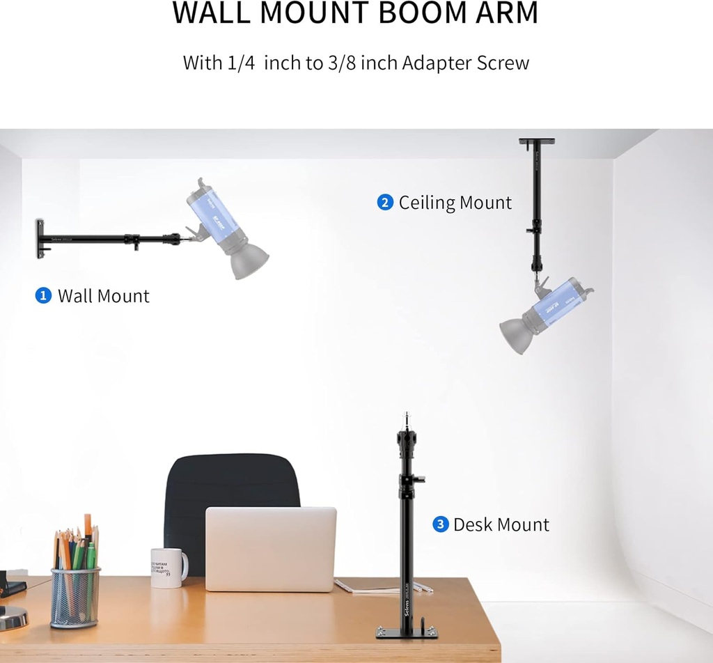 BASE TECHO SELENS 55 CM PARA LUCES CAMARAS