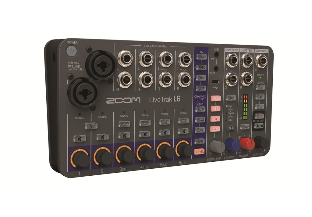Mezclador Grabador Multipista Zoom Livetrak L6 32 Bit Float