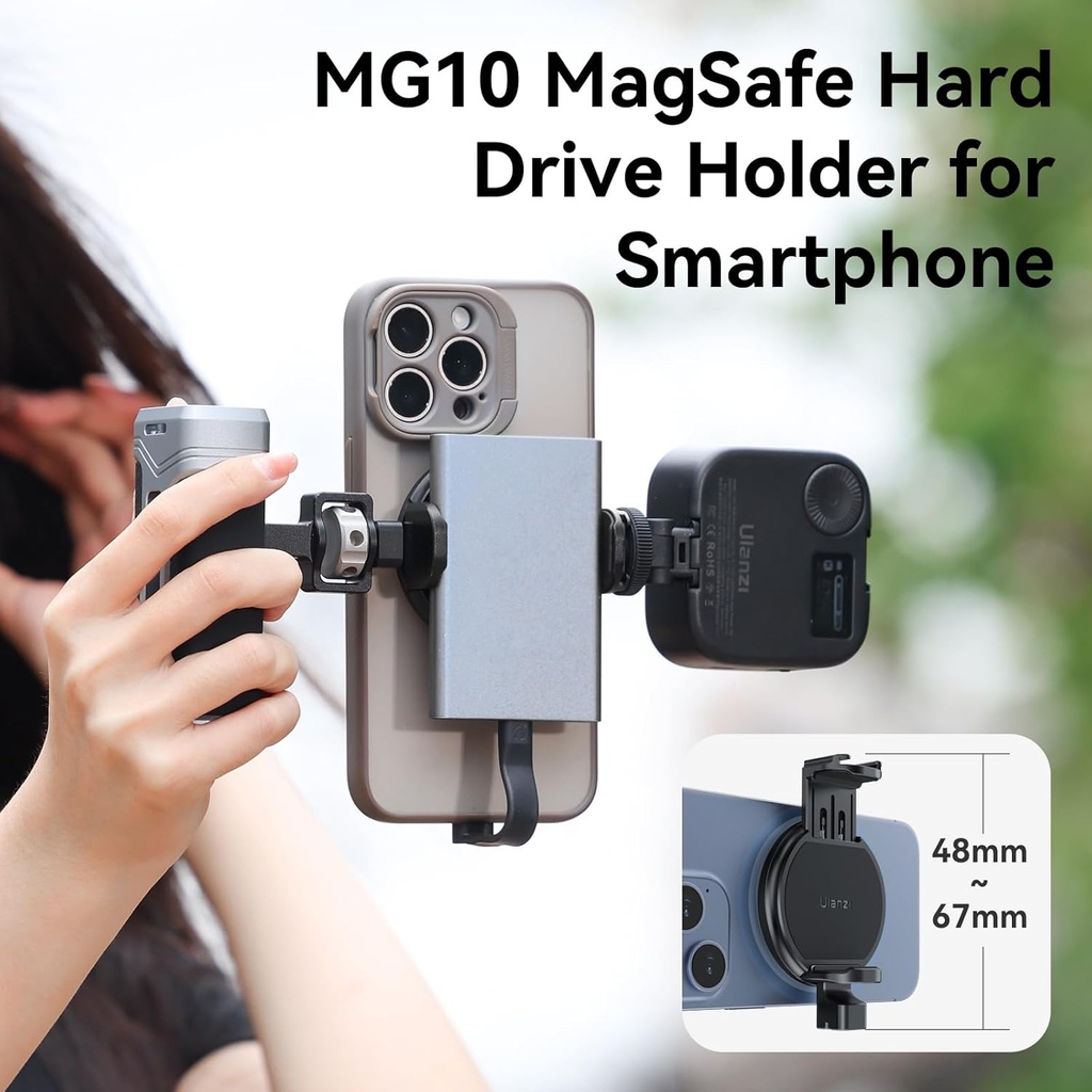 Clip Ulanzi Magsafe SSD Disco Duro Holder MG10