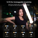 Luz de video Tubo de Aire Ulanzi UA12 12W Magnetica Bicolor
