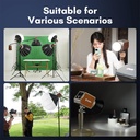 Luz De Video Led Monolight 90W RGB Tolifo PL-100B Recargable