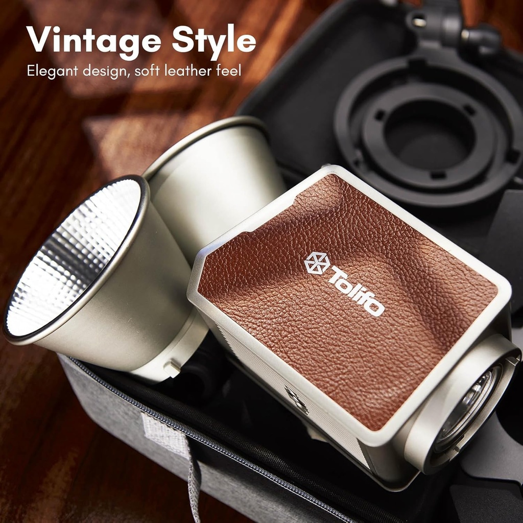 Luz De Video Led Monolight 90W Tolifo PL-100RGB Recargable