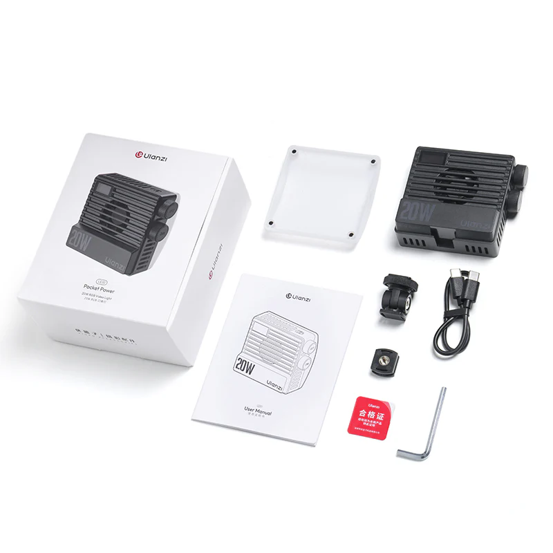 Luz De Video Ulanzi LE20 20W RGB Recargable