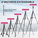 Tripode Ulanzi TT51 Camaras Smartphone 140 cm cabezal 360