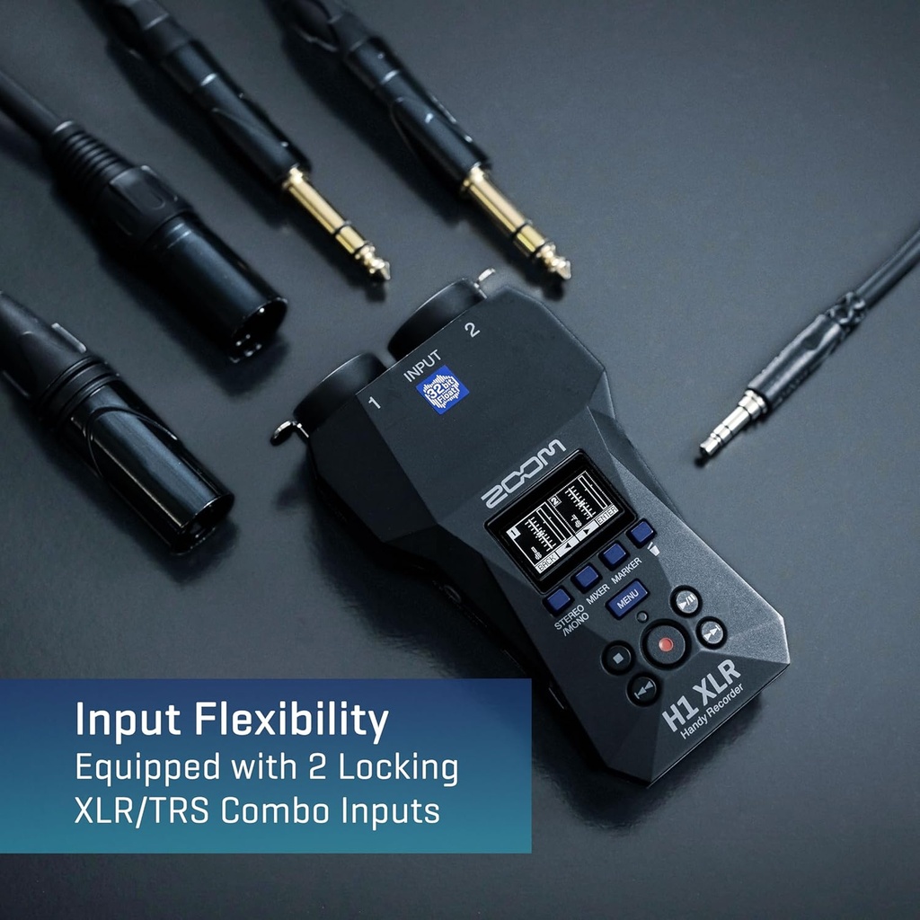 Grabadora Zoom H1 XLR 32 bit Flotantes 2 Canales
