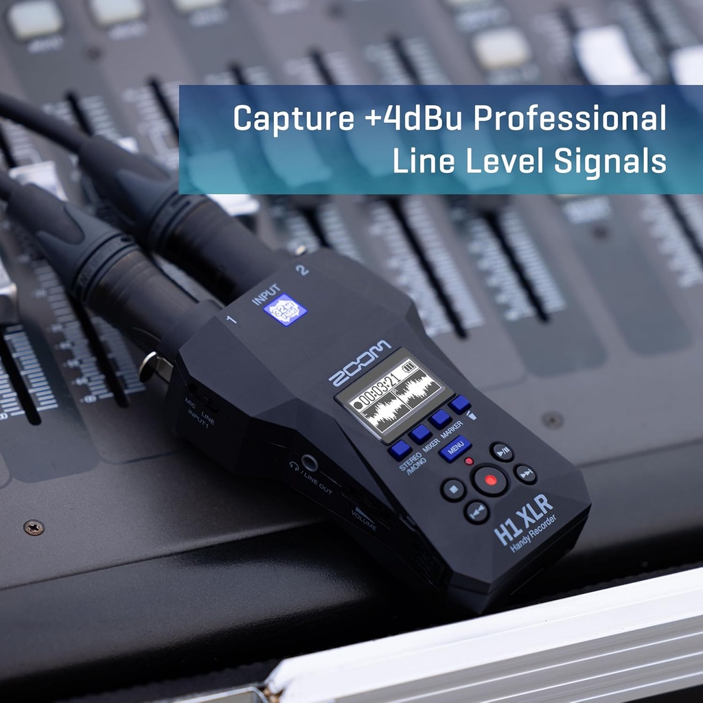 Grabadora Zoom H1 XLR 32 bit Flotantes 2 Canales
