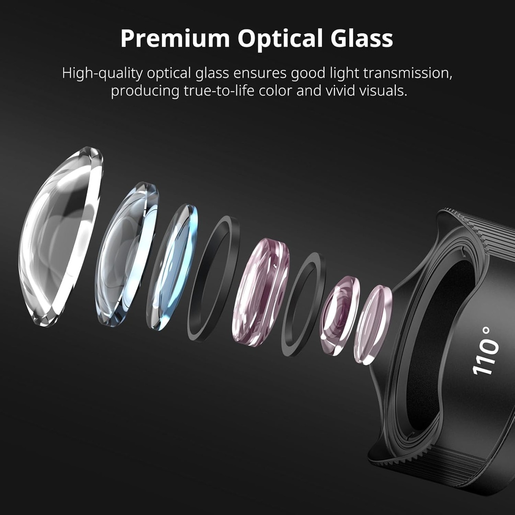 Lente para Smartphone 16 mm Gran Angular 110° CL-005 Ulanzi