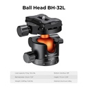 Cabezal De Tripode K&f Concept KF31.042V1 Ball Head 12KG