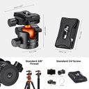 Cabezal De Tripode K&f Concept KF31.044V1 Ball Head 16KG