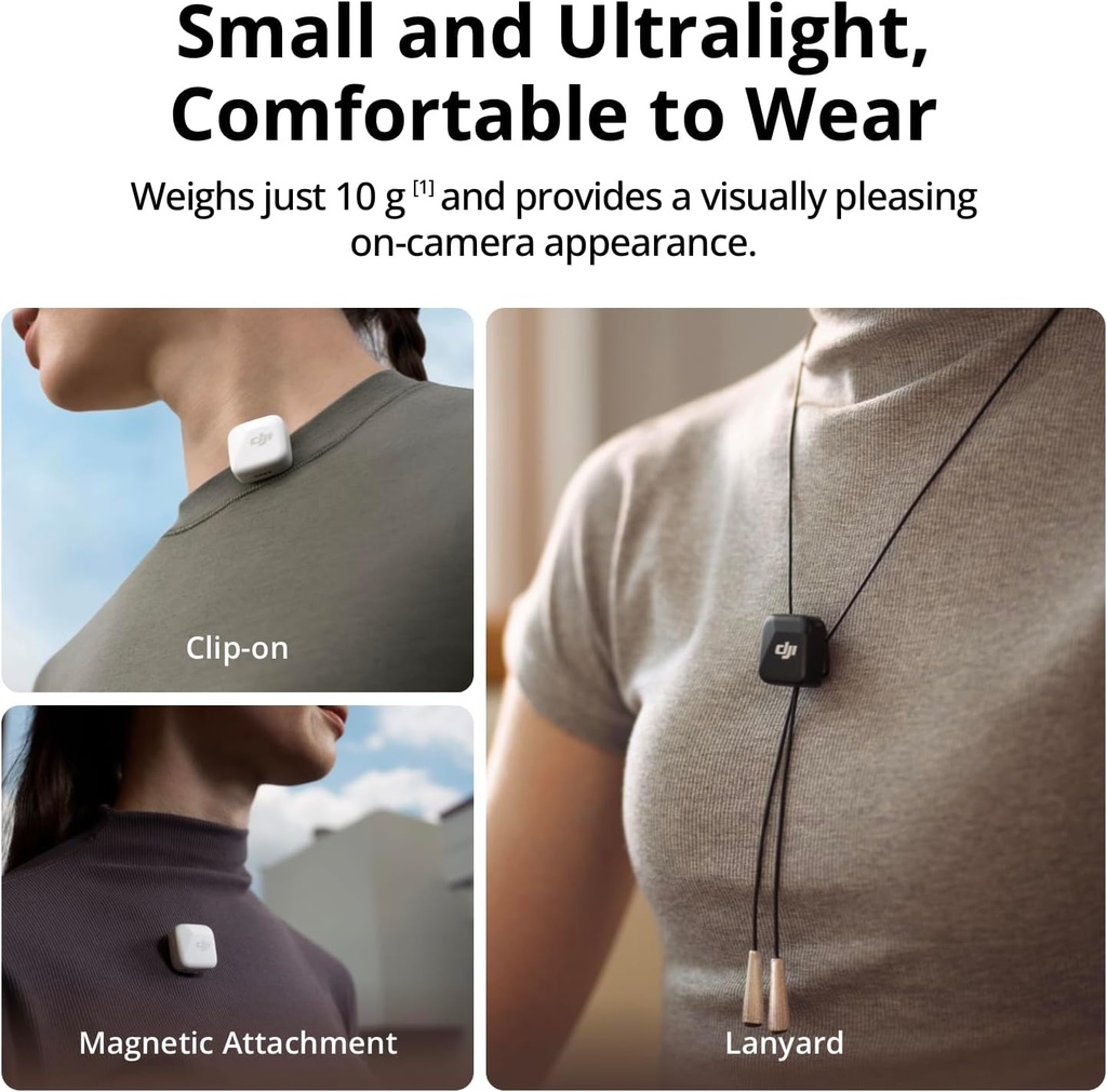 Microfonos DJI Mic Mini 1 TX + 1 RX