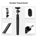 Trípode selfie K&F Concept Octopus KF09.152 Altura Max 60 cm