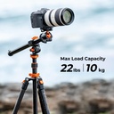 Tripode K&f Concept KF09.087V6 Cenital Altura max 200 Cm