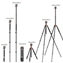Tripode K&f Concept KF09.087V6 Cenital Altura max 200 Cm