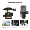 Tripode K&f Concept 178 cm Clip Smartphone Kf09149