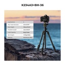 Tripode K&f Concept 178 cm Clip Smartphone Kf09149