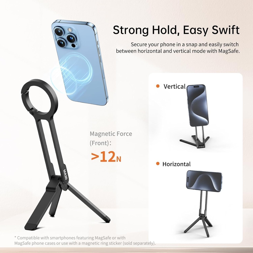 Tripode Magnetico Smartphone Magsafe Ulanzi Ma30
