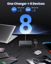 Estacion de Carga GAN IV USB 200W 4 Tipo C 4 USB A
