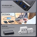 Estacion de Carga GAN III USB 200W 4 Tipo C 4 USB A