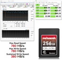 Tarjeta Memoria CFexpress Type A 256GB Pergear 780 MB/s