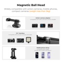 Soporte Magnetico K&f Concept Gopro Camaras De Accion