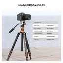 Tripode Monopie K&f Concept KF09.158 170cm Cabezal Fluido