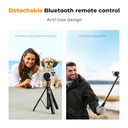 Tripode Selfie Stick MS19 162 cm K&f Concept KF09.139 