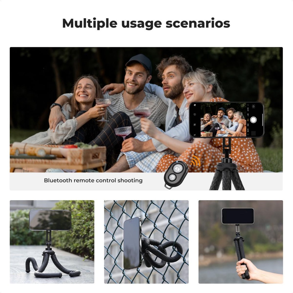Trípode magnético Octopus MS36 Magsafe K&f Concept KF09.164