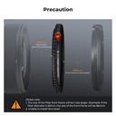 Filtro 3 en 1 Nd Variable CPL Black mist 1/4 K&f Concept Nd2-nd32 77 Mm