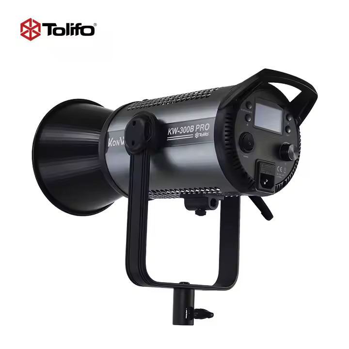 Luz De Video Led Monolight 300w Tolifo Bicolor Cri96+ App