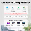Adaptador USB WAVLINK tarjeta de video USB C a HDMI para monitores duales