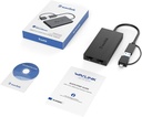 Adaptador USB WAVLINK tarjeta de video USB C a HDMI para monitores duales
