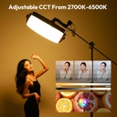 Luz de video Tubo de Aire Ulanzi AL60 60W Magnetica Bicolor