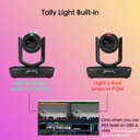 Camara PTZ 1080p 20X Avkans HDMI IP USB 3.0 NDI HX3