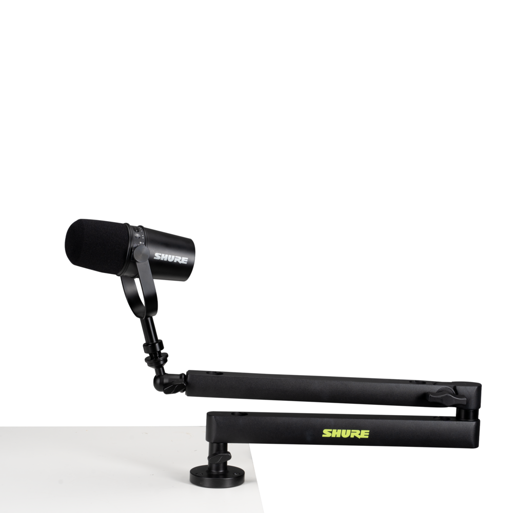 Paral Boom Articulado Microfono Podcast Low Profile Gator Shure