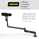 Paral Boom Articulado Microfono Podcast Low Profile Gator Shure