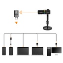 Microfono de Podcast Comica Ejoy D10 Pro A XLR USB Wireless