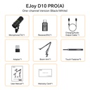 Microfono de Podcast Comica Ejoy D10 Pro A XLR USB Wireless