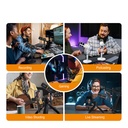 Microfono de Podcast Comica Ejoy D10 Pro A XLR USB Wireless