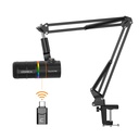 Microfono de Podcast Comica Ejoy D10 Pro A XLR USB Wireless