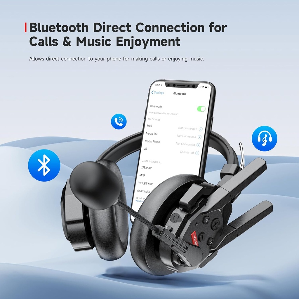 Intercomunicador Synco Xtalk XMax9 Dual Ear 500 Mts Kit 5 und