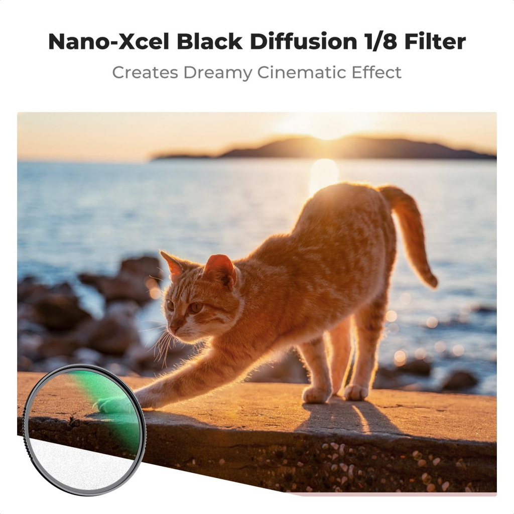 Filtro Black Mist 1/8 K&f Concept Nano X 77MM KF01.1492