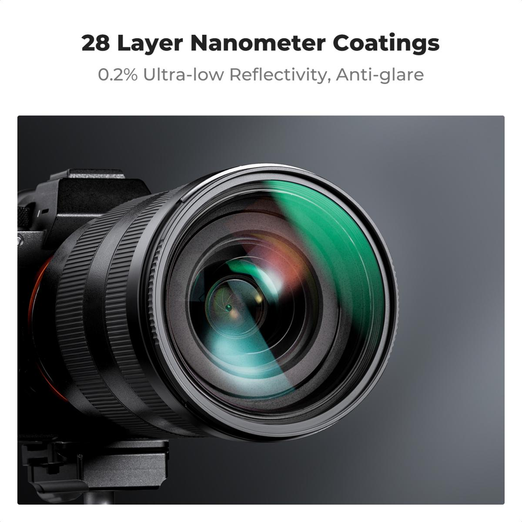 Filtro Black Mist 1/8 K&f Concept Nano X 77MM KF01.1492